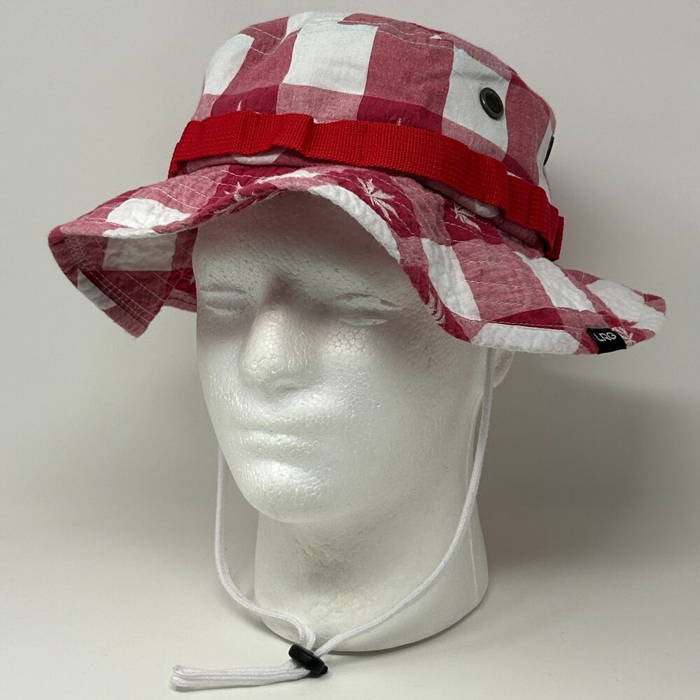 LRG Lifted Research Group Marijuana Boonie Hat Red Bucket Pot Weed Cannabis